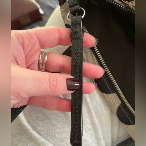 COACH canvas and patent leather shoulder bag hardly used *authentic - Picture 4 of 7